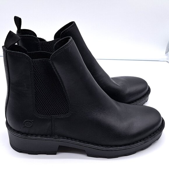 Born Womens Cove Leather Pull On Chelsea Boots - Size 7.5 - Picture 2 of 15